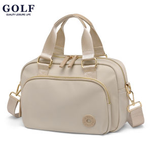 GOLF QUALITY Handbag for Women Shoulder Bag 2-in-1 Nylon Crossbody Bags Sling Ladies Hand Bag with Anti Theft Back Pocket Waterproof Large Capacity Cute Style