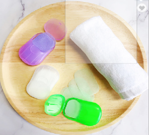 Travel Disposable Soap Tablets Boxed Soap Paper (20pcs/Box) READY STOCK
