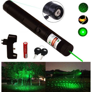 Laser Hijau Green Laser Pointer Jarak Jauh 303 Baterai Charger ORIGINAL / Laser Kunci Keamanan