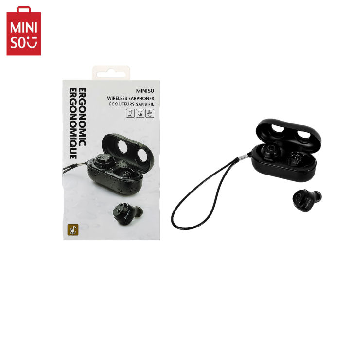 MINISO IPX7 Grade Waterproof TWS Wireless Earphones Model Lazada PH