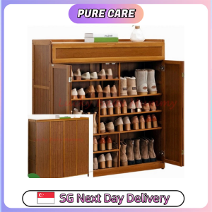 【Pure Care】 Bamboo Wood Shoe Shelf/ 5/6/7 Tier Shoe Rack
