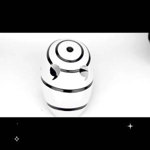 หน้ากากอะนิเมะอุปกรณ์ต่อพ่วงพร้อมหน้ากากดิน Cosplay เครื่องแต่งกายฮาโลวีนนินจาอุปกรณ์เสริมหน้ากาก คลิ๊กที่ #988