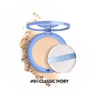💥SACE LADY💥 Face Setting Powder Full Coverage Cushion Pressed Powder Long Lasting Waterproof Concealer Makeup Cosmetics