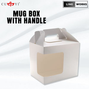 Lineworks - CUYI High Quality Mug Box with Handle Side Window (50PCS)