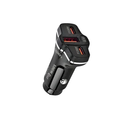 WANKEI LENTIVEN Car Charger PD 100W Colokan Mobil 3 Ports USB A & Type C Fast Charging Qualcomm 3.0 Garansi 1 Tahun TX3