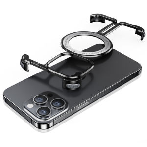 Oatsbasf Magsafe Phone Case for iPhone 15 Pro Max Frameless Slim Phone Cover Magnetic Bumper AntiSlip Phone Protective Case