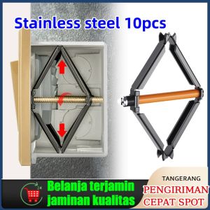10PCS 86mm Per Dinding Tanpa Inbow Kotak Perbaikan Sekrup Steker Switch Soket Kotak Pengganti Tempel Dalam Dinding Perbaikan