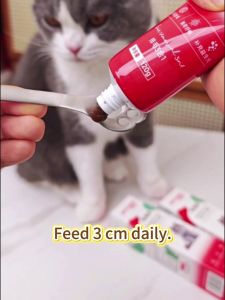 Pet Hairball Relief 120g and Nutritional Supplement Paste for Cats Gel Digestive Support