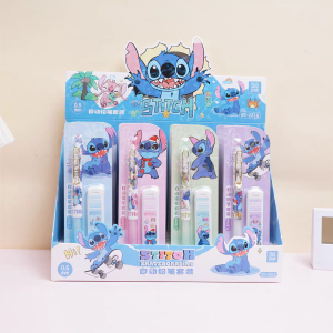 Pensil Set Stitch 2in1 Pensil dan Refil / Mechanical Pensil Set Refill Lilo Stitch