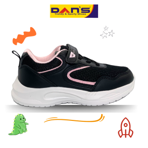 Sepatu Dans Rodya Sepatu Sneakers Anak Perempuan - Black/Pink