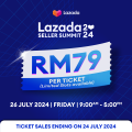 Lazada Seller Summit Ticket - 26 July 2024. 