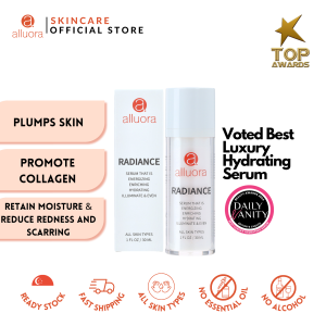 Alluora RADIANCE Serum (30ml) Plumps Skin Promote Collagen Retain Moisture & Reduce Redness & Scarring