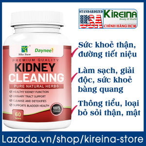 Viên uống Kidney Cleaning sức khoẻ thận tiết niệu bàng quang giảm viêm sỏi thận 1000 mg 60 viên