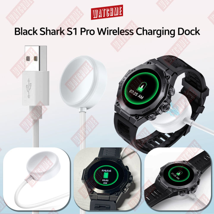 Black Shark Watch S1 Pro Wireless Charging Dock Smartwatch USB
