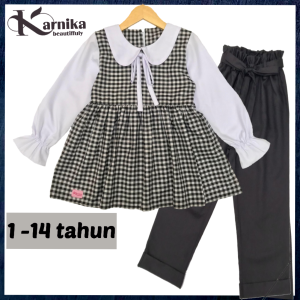 baju muslim setelan anak perempuan 1-14 tahun terbaru