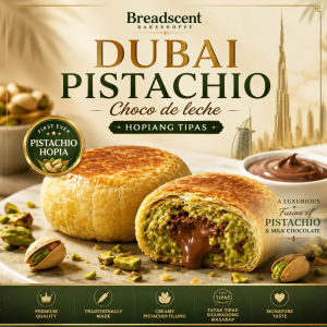 Dubai Pistachio Tipas Hopia – Milk Chocolate