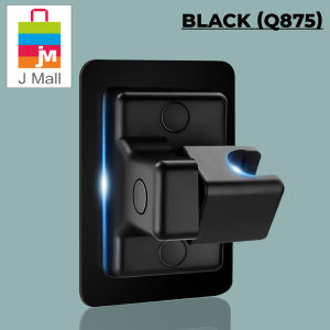 J MALL No Drill Showerhead Bracket Adjustable Wall Mounted Shower Head Holder for Bathroom Accessories - Silver (Q874) / Black (Q875)