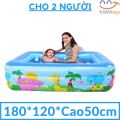 Bể bơi hồ bơi cho trẻ em bé (175x125xCao55cm) be boi ho boi phao boi cho tre em be. 