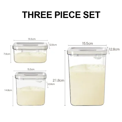 Bekas Susu Airtight Baby Milk Powder Container Food Storage BPA Free Airtight