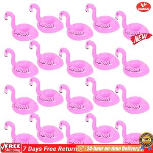 [VOF] 20 Pcs Inflatable Flamingo Drink Holder for Beverage Cans Cups Flamingos Cup Holder Drink Pool Float for Swimming Pool Party
