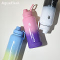 AguaFlask 32oz Original Tumbler Hot And Cold Stainless Steel Insulated Vacuum Flask Sport Water Bottle. 
