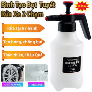 Combo Xịt Rửa Xe F-Win 750ml Rửa Xe 1 Chạm One Touch Clean Kèm Bình Xịt Tạo Bọt Tuyết Chuyên Dụng Rửa Xe Máy Ô Tô
