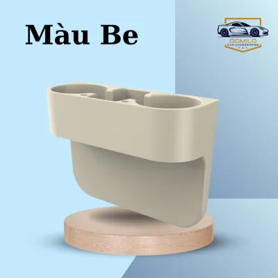 Khay Đựng Đồ Ô Tô Đa Năng Nhựa PP – Giá Để Cốc Chai Nước Điện Thoại Gắn Khe Ghế