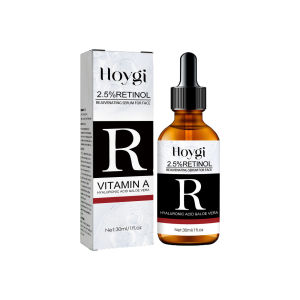 Hoygi เซรั่มย้อนวัยผิวเรตินอล2.5% ลบเลือนริ้วรอยยกกระชับและให้ความชุ่มชื้นช่วยเพิ่มรูขุมขนบรรเทาความแห้งกร้านต่อต้านริ้วรอยบำรุงลึกซีรัมบำรุงผิว30มล.