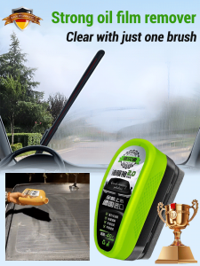 【2.0 Powerful Oil Remover】Auto Glass 20 Upgrade Oil Film Remover Instant Brush Shine Car Windshield Cleaner Auto Detailing Water Stain Remover Car Care Car Glass Wiper Decompose Oil Film/Auto Windshield Glass Oil Film Remover Brush