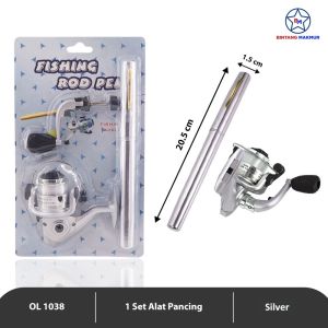 Mini Fishing Set Alat Pancing Fishing Rod Pena Joran Pen Fishing