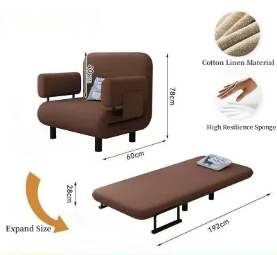 【PH & STOCK & COD】 sofa bed multifunctional folding lazy bed removable and washable