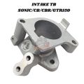 MANIFOLD INTAKE INTEK TB THROTTLE BODY DOWNDRAFT SONIC 150 R NEW CB150 R NEW CBR150 R SUPRA GTR 150. 