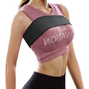 Perban Penyangga Dada Anti Guncangan Kompresi Elastis Untuk Olahraga Berat Lompat Tali