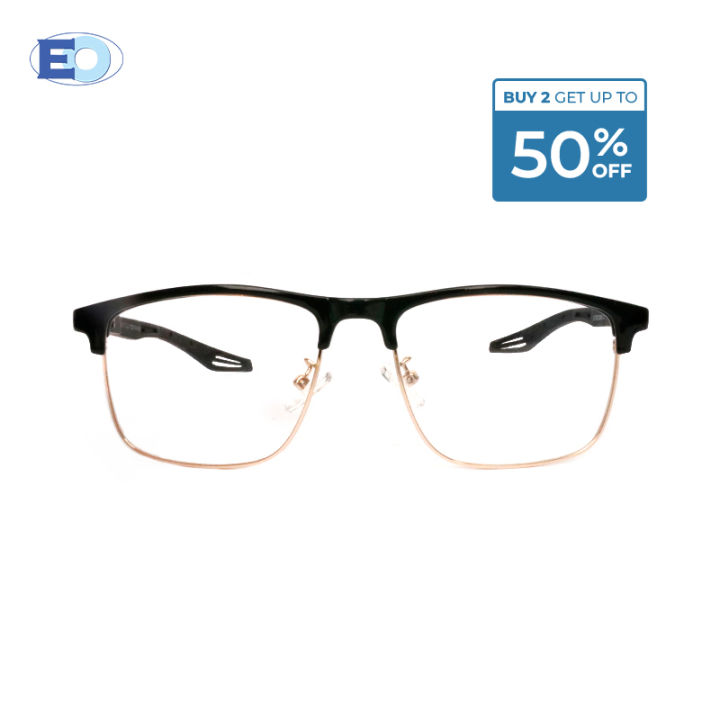 EO Eyestyle EYEST2286 Fashion Eyeglasses for Men and Women Stainless