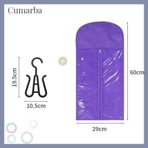 [Cumarba] Long Hair Extensions Storage Bag Non-Woven Dust Proof Wigs Carrier Bags With Hook For Home Organizer Wig Packing Bag