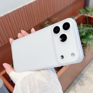 Original Ultra-thin Translucent Matte Case For iPhone 17 Air 16 15 14 13 Pro Max Protect Camera Button Shockproof Hard PC Cover