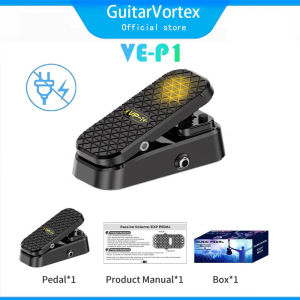 VE-P1 Pedal Volume/Expression 2-in-1 Pedal No Power Supply Required Cushioned Feet Silent pedal