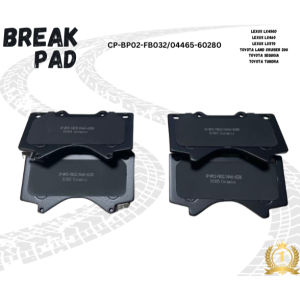 CERAMIC BRAKE PADS front LX450D 2015-PRESENT/ LX460 2012-2015/ LX570 2007-PRESENT CP-BP01-FB032