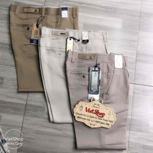 Quần kaki nam trung niên túi chéo chất đẹp