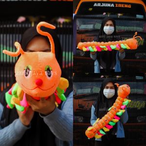 Boneka Ulat Ulil Jumbo 85 cm Hiasan Dashboard Mobil