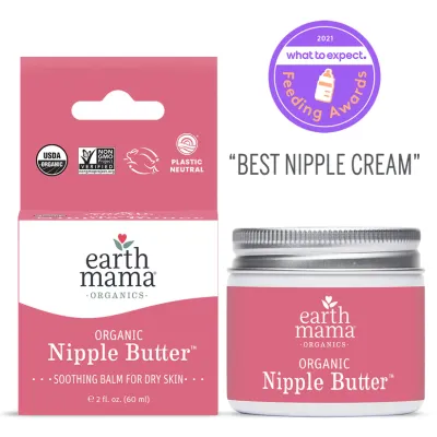 Earth Mama Organic Nipple Butter 2 fl oz (60 ml)