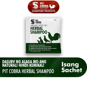 Pit Cobra Herbal Shampoo 1 sachet - Tunay na Natural Hindi Kemikal na Shampoo—Para sa Alagang Malinis at Protektado!