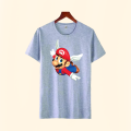 BAJU atasan kaos PD MARIO FLY  DEWASA ANAK UNISEX SIZE S-M-L-XL-XXL  - FASHION kaos HARGA SATUAN. 