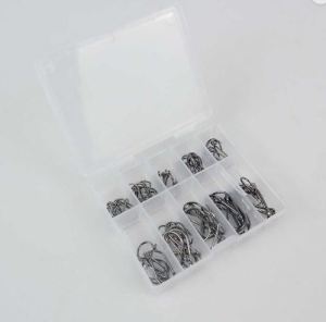 100 PCS TaffSPORT Kail Pancing Fishing Hook Tackle No 3-12 Set Murah Banyak