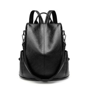 Royal Bagger Backpack For Women Girls Leather Fashion Waterproof Anti-Theft Travel New High Capacity Backpacks Outdoor Work Shoulder Bags Casual Multifunction Handbag