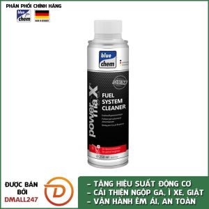 Phụ gia vệ sinh buồng đốt ô tô Bluechem Fuel System Cleaner Bluechem 33028E 250ml – Phù hợp cho xe dùng xăng E10 Vệ sinh hệ thống xăng làm sạch kim phun hỗ trợ tiết kiệm nhiên liệu