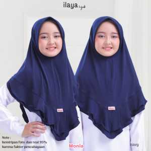 ILAYA Hijab BY Monia | JIlbab Instan anak dan dewasa bahan Jersey korea | JIlbab sekolah anak sd smp sma