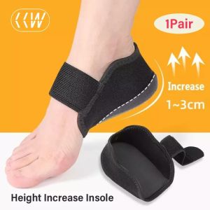 CCW แผ่นเจลรองส้นเท้าบรรเทาอาการปวดถุงเท้าฝ่าเท้าเจ็บปวดสําหรับใส่ในรองเท้าเพื่อเสริมส้นเท้า