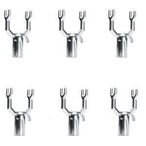 6 gói hợp kim nhôm cây hỗ trợ cực vườn chi nhánh ổn định cho chi nhánh giữ và bảo vệ vườn