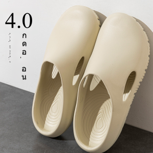 TREND CENTER รองเท้าแตะสำหรับผู้ชายและผู้หญิง วัสดุ EVA รองเท้าหัวโต ฤดูร้อน กันลื่น กีฬากลางแจ้ง ชายหาด ที่บ้าน